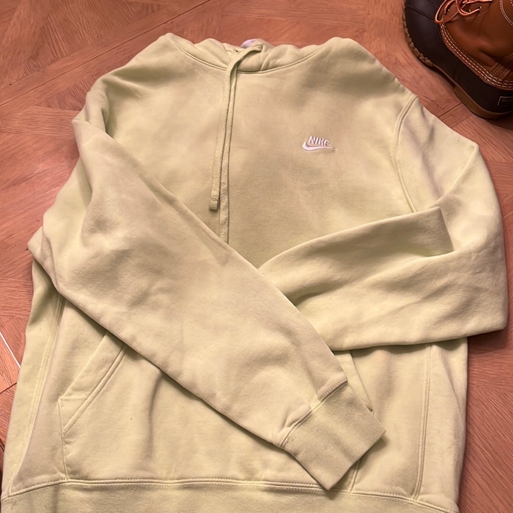 Nike neon green sweatshirt